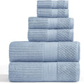 Springtree Home 100% Cotton Bath Towel Set | 6 Piece Set | Absorbent & by SpringtreeHome