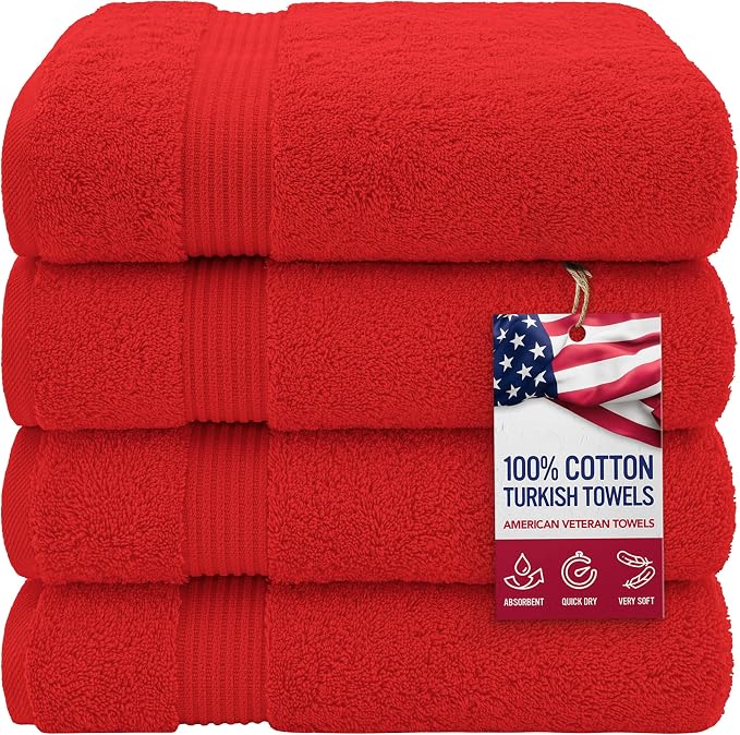 American Veteran Towel, 100% Cotton Turkish Bath Towels by AmericanVeteranTowel