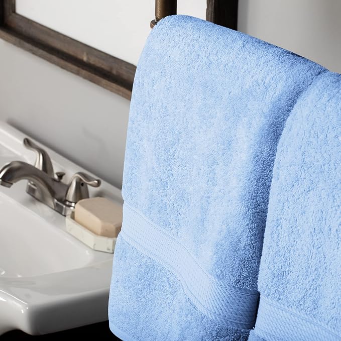 SUPERIOR Egyptian Cotton Pile 10 Piece Towel Set, Includes 2 Bath, 4 Hand - Image 3