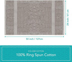 Pleasant Home Bath Towels Set of 6 100% Cotton, 515 GSM | Lightweight, Soft & - Image 8