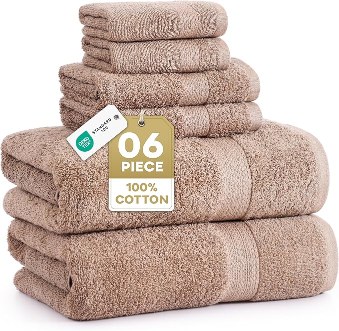 LANE LINEN 100% Cotton Towels Set by LaneLinen