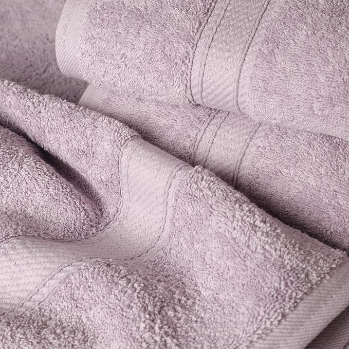 SUPERIOR Egyptian Cotton Pile 6 Piece Towel Set, Includes 2 Bath, 2 Hand - Image 3