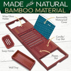 SereneLife Premium Bathtub Tray Caddy - Image 4