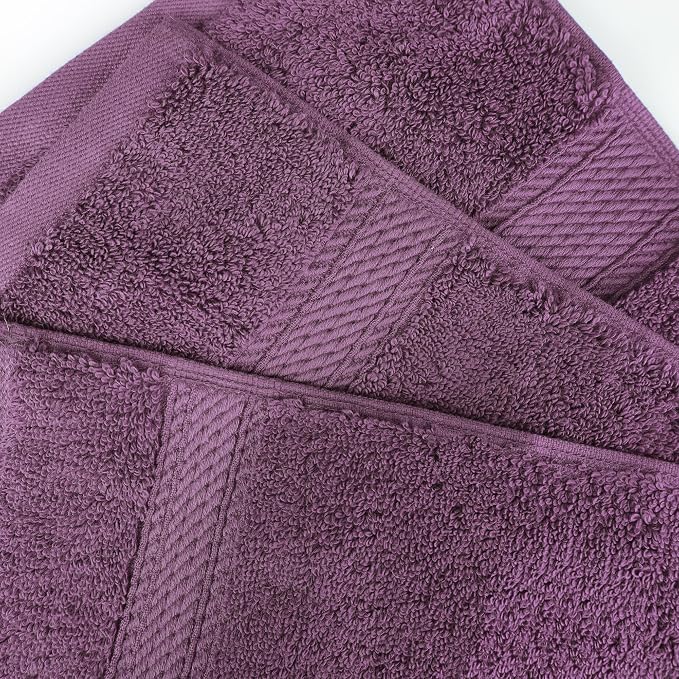 SUPERIOR Egyptian Cotton Pile 8 Piece Towel Set, Includes 2 Bath, 2 Hand - Image 8