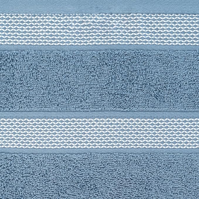 CASA COPENHAGEN Solitaire 6Pcs 100% Egyptian Cotton Large Designer Towels Gift - Image 5