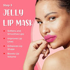 6-in-1 Lip Care Kit With Lip Sleeping Mask, Silicone Brush, Sugar Lip Scrub - Image 5