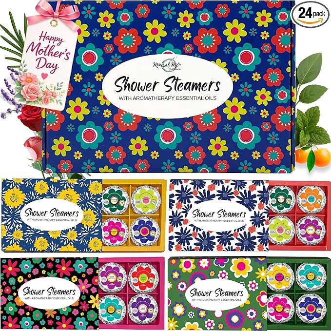 Shower Steamers for Women, Mothers Day Gift for Mom, Bath Bombs for Shower by MineralMeCalifornia