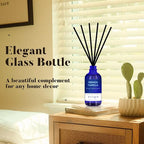 Xcleen Reed Diffuser Set with Sticks 3.7 Oz, Coconut & Milk Scented Fragrance - Image 5