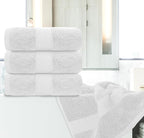 White Classic Luxury Bath Towels Set of 4 Large - Image 6