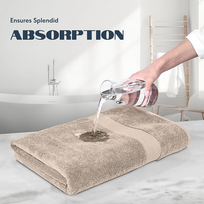 White Classic Luxury Soft Bath Sheet Towels - Image 5
