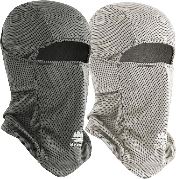 Balaclava Face Mask Sun UV Protection Breathable Full Head Mask by Botack