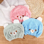 Lamoutor 3Pcs Hair Drying Towel - Image 2