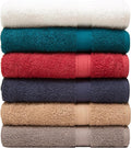 Pleasant Home Bath Towels Set of 6 100% Cotton, 515 GSM | Lightweight, Soft & by PH+Pleasant+Home