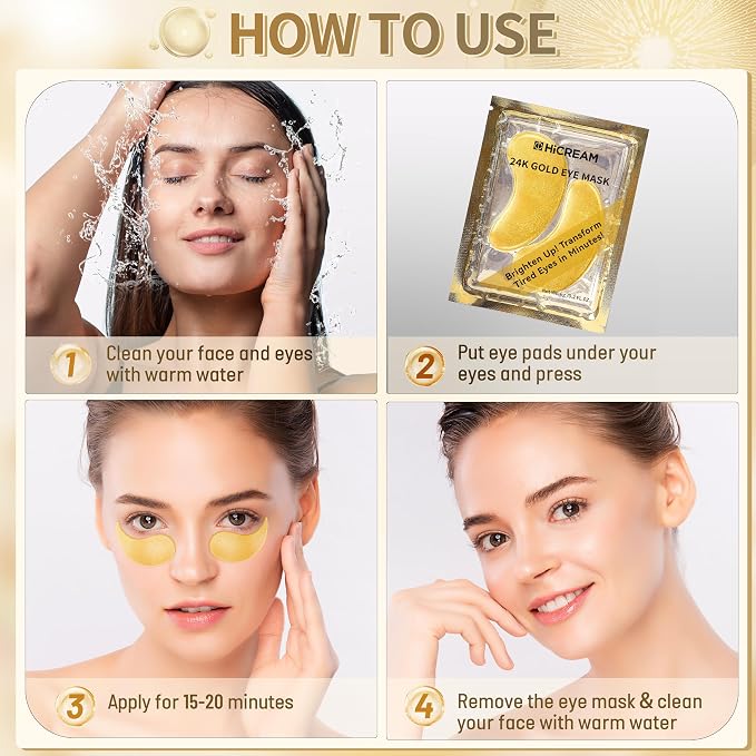 Hicream Golden Under Eye Patches - Image 6