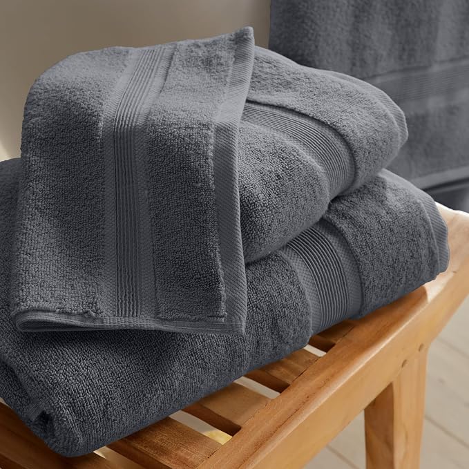 Springtree Home Luxury Viscose from Bamboo Bath Towel Set 6 Piece Set | 35% - Image 8