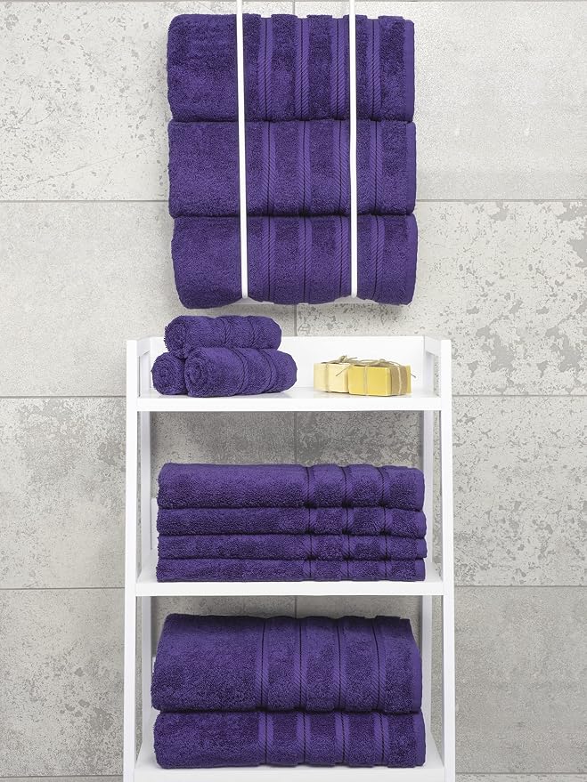 American Soft Linen Luxury 4 Piece Bath Towel Set, 600 GSM 100% Cotton Turkish - Image 7
