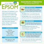 SaltWorks Ultra Epsom Premium Bath Salt, Medium Grain, 2 Pound Bag - Image 3