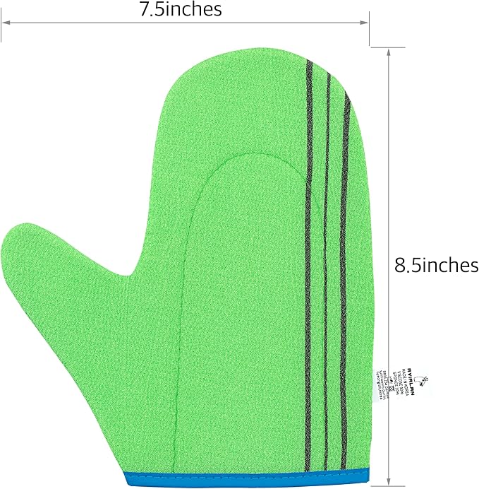 Exfoliating Glove Korean Skin Care Body wash loofah face Lip Body Scrub Dry - Image 7