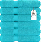 HERCULEAN Premium Bath Towels 24 x 48 Pack of 6 | Quick Dry and Highly by Unknown