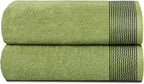 Belizzi Home Ultra Soft 2 Pack Oversized Bath Towel Set 28x55 inches, 100% by Unknown