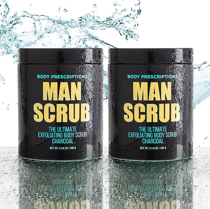 Body Prescriptions Men’s Exfoliating Body Scrub – Ultimate Skin Cleansing Wash - Image 2
