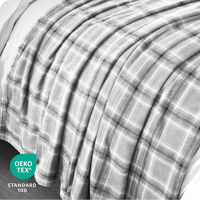 Bare Home Textured Fleece Blanket - Image 5