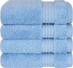 Cotton Paradise 100% Cotton Turkish Washcloth Set by UNITEDHOMETEXTILE