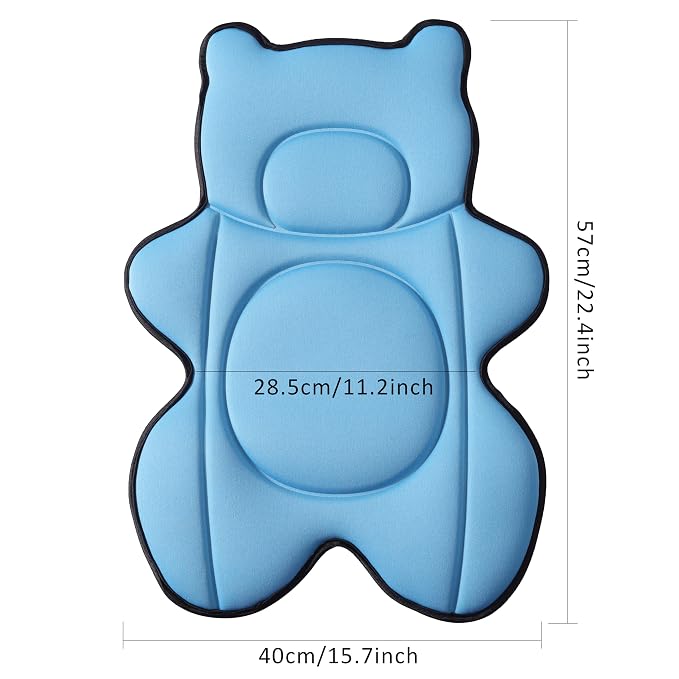 Infant Baby Bath Cushion, Fits Inside Most Baby Bathtubs, Breathable Soft Baby - Image 2