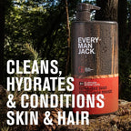 Every Man Jack Cedar + Red Sage Mens 3-in-1 All Over Wash - Image 2