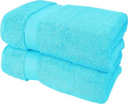 GLAMBURG 700 GSM Premium Oversized Extra Large Cotton 2 Pack Bath Sheet by GLAMBURG