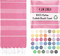 Cacala Lightweight and Thin Turkish Beach Towel 100% Cotton Sand-Free and by CACALA