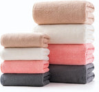 Lumimi Towel Set of 8 Very Soft Microfiber 4 Bath and 4 Hand Towels Quick Dry by Lumimi