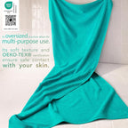 Cotton Paradise 100% Cotton 40x80 Oversized Bath Sheet, Extra Large Turkish - Image 3