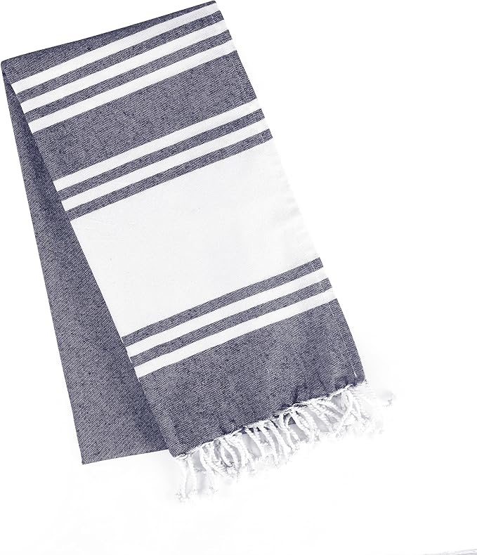 Goroly Home Cotton Turkish Peshtemal Beach Towel, Extra Large, Thin Quick Dry - Image 7