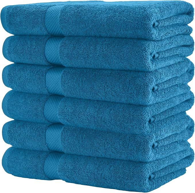 HERCULEAN Premium Bath Towels 24 x 48 Pack of 6 | Quick Dry and Highly - Image 8
