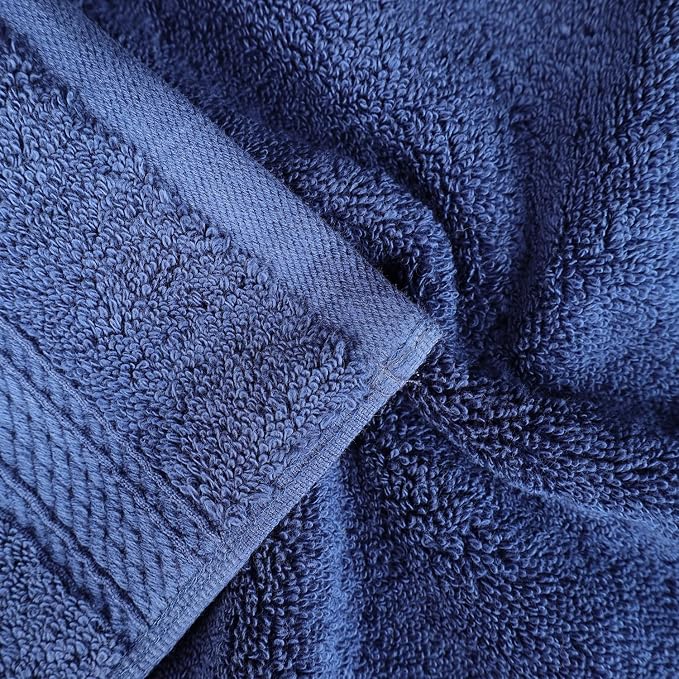 SUPERIOR Egyptian Cotton Pile 8 Piece Towel Set, Includes 2 Bath, 2 Hand - Image 6