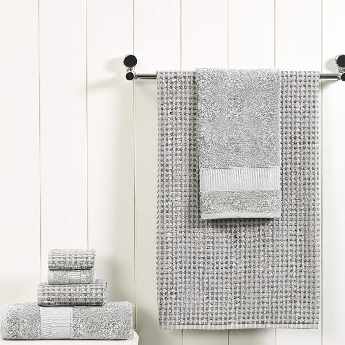 Modern Threads 6 Piece Cotton Bath Towel Set – Ultra Soft 600 GSM Towels – - Image 2