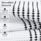 MICROFI New Microfiber Waffle Bath Towels, 2 Pieces, Fast Drying, Lint Free 430 - Image 2