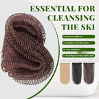African Net Sponge Authentic, 3 Pieces Exfoliating Scrubber Bath Sponge - Image 4