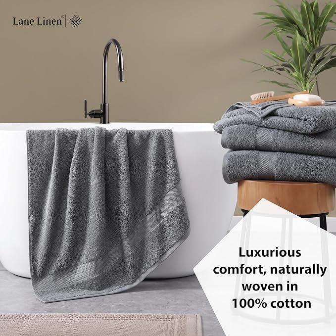 LANE LINEN Jumbo Size Bath Sheets 2 Piece, 35 by 66 Inch - Image 4
