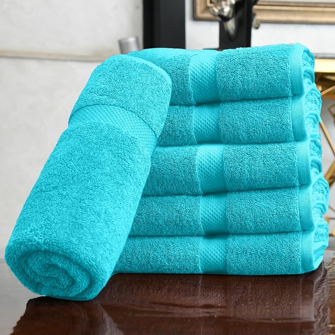 HERCULEAN Premium Bath Towels 24 x 48 Pack of 6 | Quick Dry and Highly - Image 3