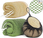 2 Pack African Net Sponge Exfoliating Body Scrubber Bath Sponge by Unknown