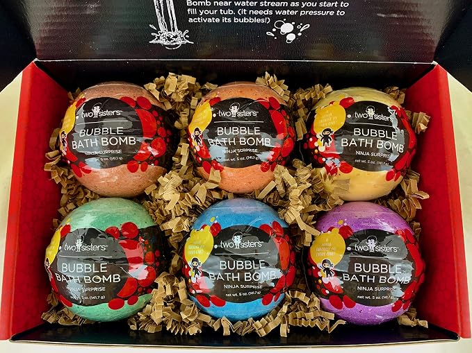 Ninja Kids Bath Bombs with Surprise Toy Inside - Image 7
