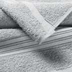 BOUTIQUO 100% Cotton 2 Pack Bath Towel Set 28x55, Eco-Friendly Large Bath Towels - Image 2