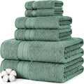 Modern Threads - Spun Loft 6-Piece 100% Combed Cotton Towel Set - Bath Towels by ModernThreads