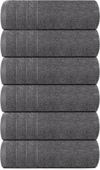 Tens Towels Pack of 6 Hand Towels, 100% Cotton, Lighter Weight, Quick to Dry - Image 8