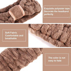 DOOBO 6pcs Microfiber Hairband, Fluffy Face Wash Headbands - Image 2