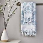 SKL Home Mirage Fringe 100% Turkish Cotton Hand Towel Set - Image 5