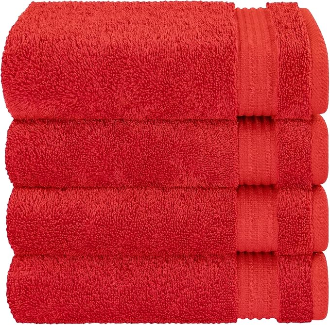 Cotton Paradise Hand Towels for Bathroom, 100% Cotton Turkish 4 Piece Hand - Image 5
