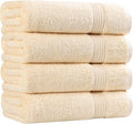 Superior Egyptian Cotton 4-Piece Bath Towel Set by SUPERIOR